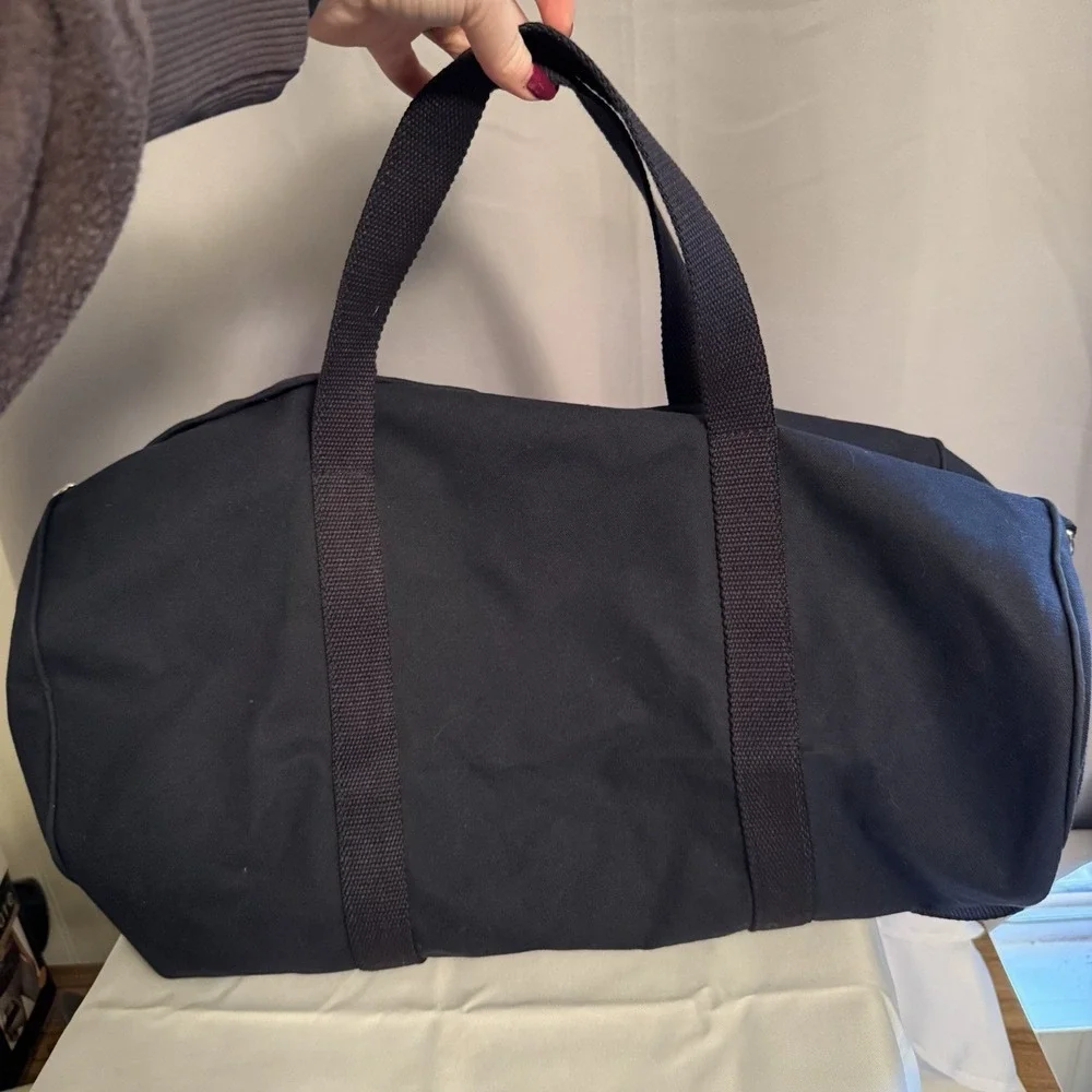 Harness Capital Banker Duffle Bag Canvas Navy Blue Scarborough & Tweed Made USA
